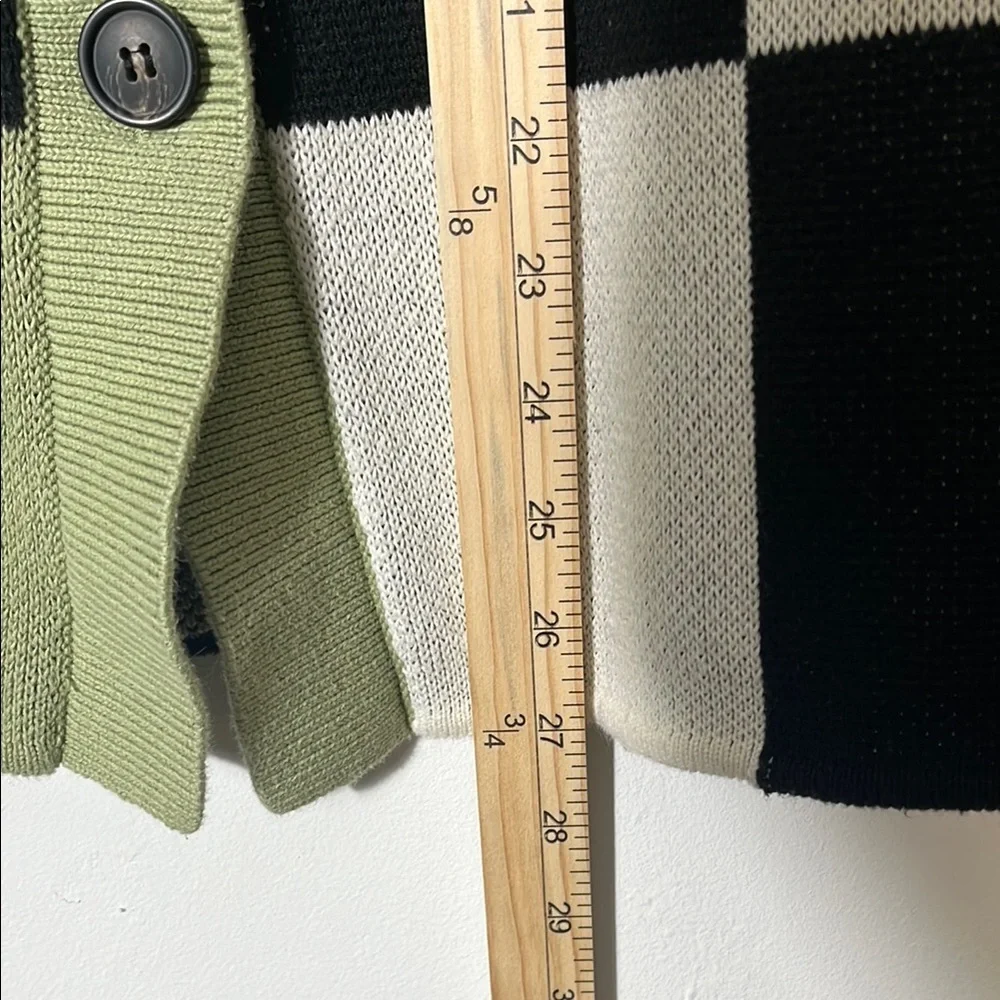 Patchwork Button-Up Cardigan - Picture 10 of 14